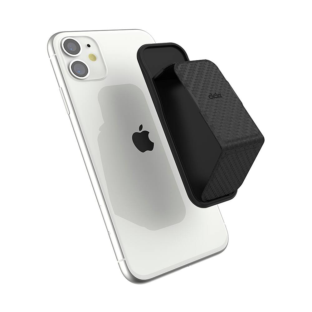 Alt View 12. CLCKR - Phone Grip and Stand for Most Cell Phones - Black.