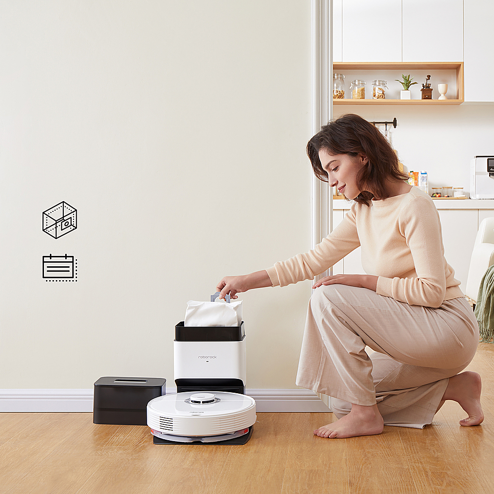 Used)Roborock S7 Robot Vacuum and Mop Cleaner with Sonic Mopping, Plus App  and Voice Control(White) 
