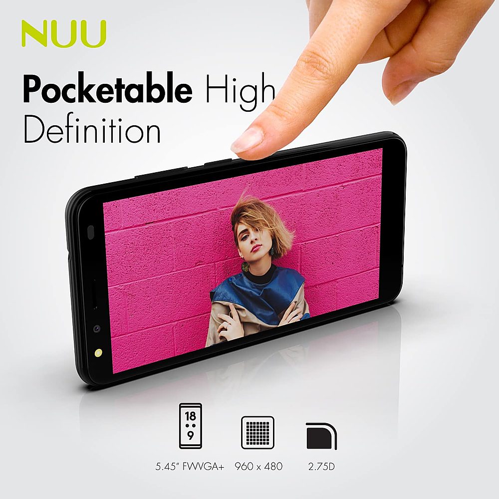 Best Buy: NUU Mobile A11L 16GB 4G LTE (Unlocked) Black A11L