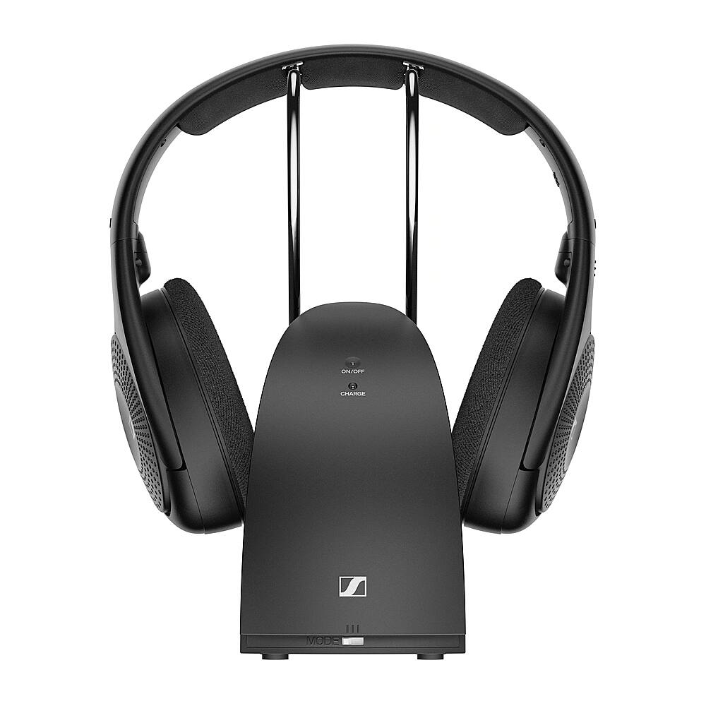 Angle. Sennheiser - TV Listener RS 120-W Wireless On-Ear Headphones - Black.