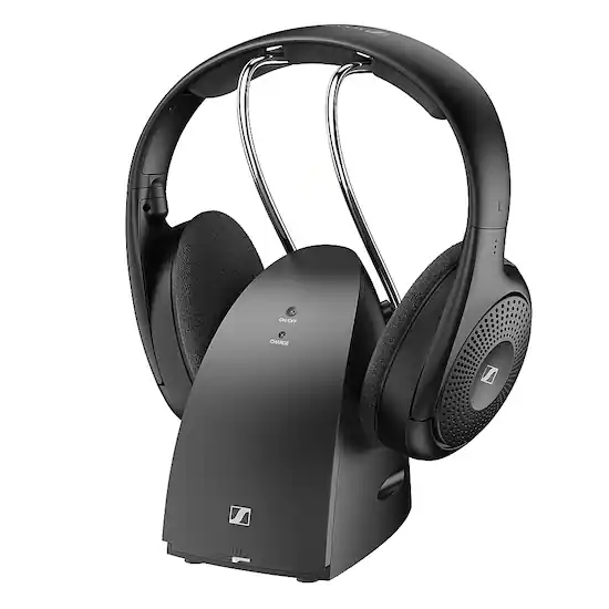 Sennheiser TV Listener RS 120 W Wireless On Ear Headphones Black RS 120 W Best Buy
