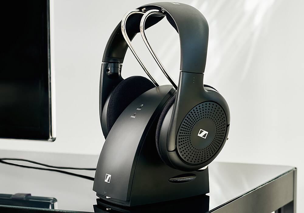 Alt View 14. Sennheiser - TV Listener RS 120-W Wireless On-Ear Headphones - Black.