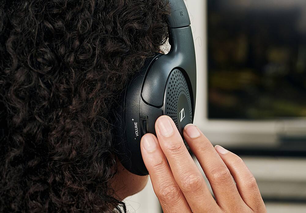 Alt View 17. Sennheiser - TV Listener RS 120-W Wireless On-Ear Headphones - Black.