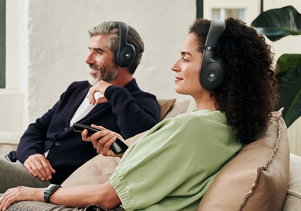 Alt View 18. Sennheiser - TV Listener RS 120-W Wireless On-Ear Headphones - Black.