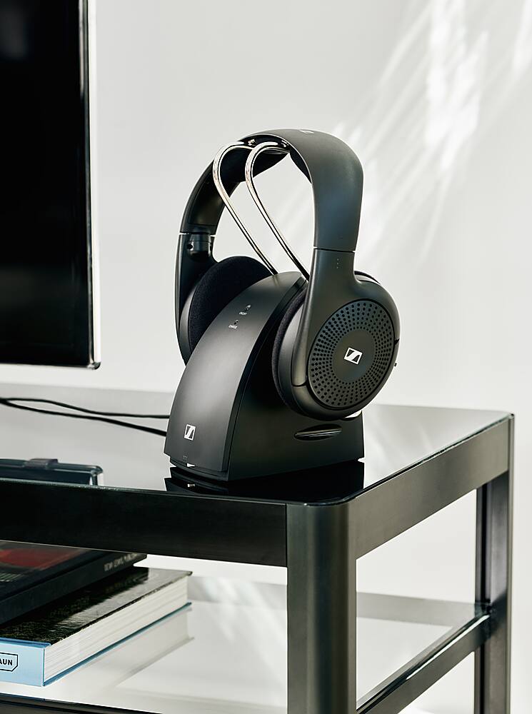 Alt View 22. Sennheiser - TV Listener RS 120-W Wireless On-Ear Headphones - Black.