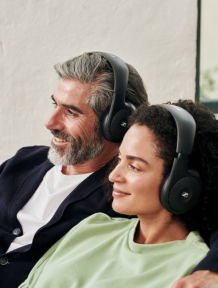 Alt View 26. Sennheiser - TV Listener RS 120-W Wireless On-Ear Headphones - Black.