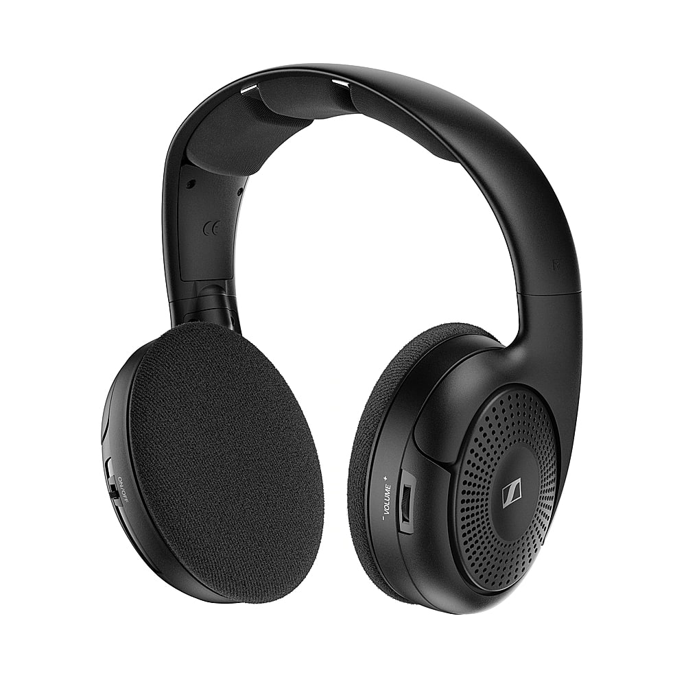 Left. Sennheiser - TV Listener RS 120-W Wireless On-Ear Headphones - Black.