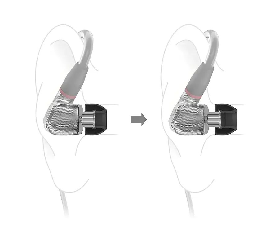 Alt View 21. Sennheiser - IE 900 In-Ear Audiophile Headphones - TrueResponse Transducers with X3R Technology for Balanced Sound - Silver.