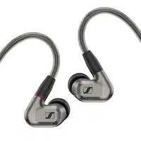 Sennheiser - Audiophile IE 600 Wired Passive Noise Cancelling In-Ear Earbuds - Gray - Front_Zoom