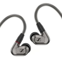 Sennheiser - IE 600 In-Ear Audiophile Headphones - Sound Isolating with Balanced Cable - Gray - Front_Zoom