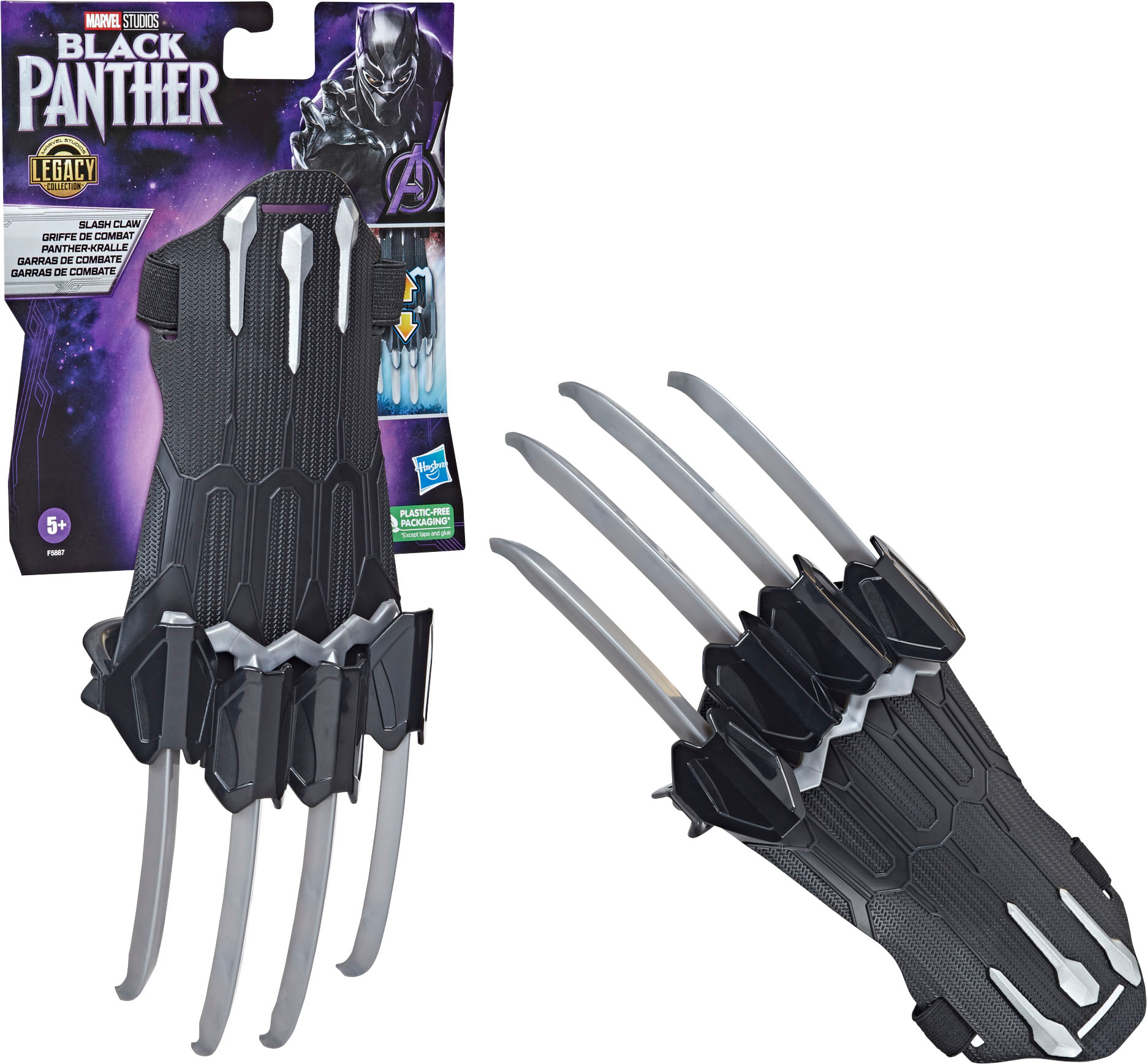 Marvel Black Panther Slash Claw Legacy Collection Hasbro Heroes Toys  Retractable