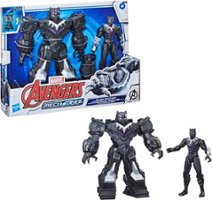 Marvel - Avengers Mech Strike 8-inch Ultimate Mech Suit Black Panther - Front_Zoom