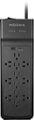 Front Zoom. Insignia™ - 12-Outlet/1-USB-C/1-USB 3,600 Joules Surge Protector Strip - Black.