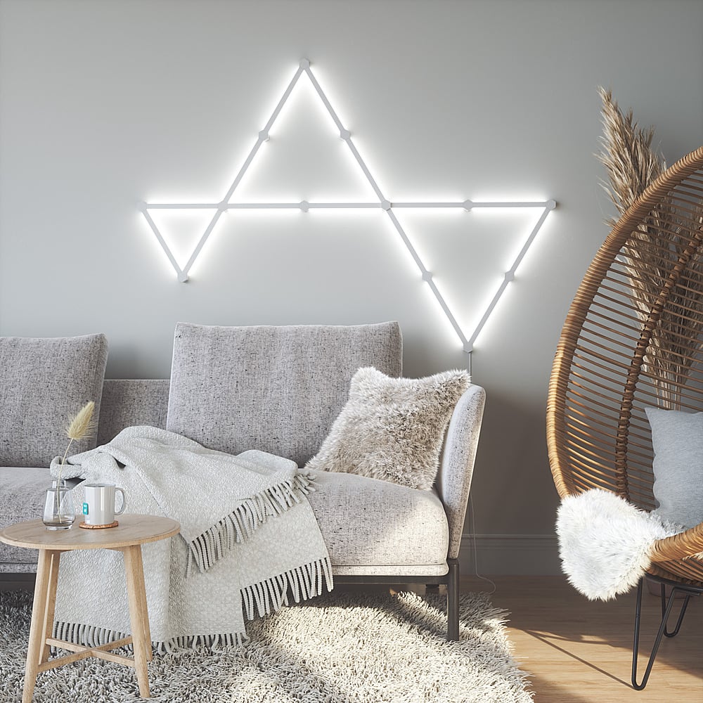 Angle. Nanoleaf - Lines 60 Degrees Smarter Kit (15 Light Lines) - Multicolor.