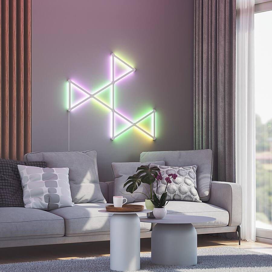 Nanoleaf Lines 60 Degrees Smarter Kit (15 Light Lines) Multicolor Nanoleaf Lines 60 Degrees Smarter Kit (15 Light Lines) Multicolor