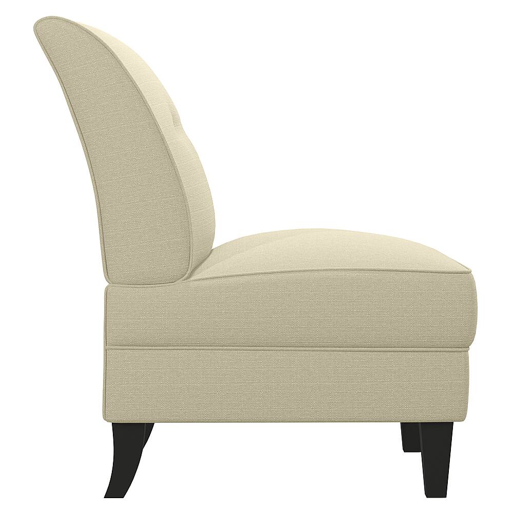 tan slipper chair