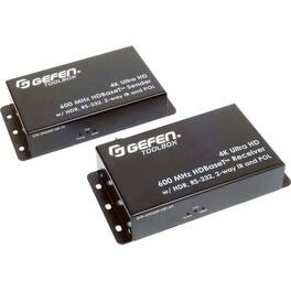Gefen - 4K Ultra HD 600 MHz HDBaseT Extender, 18.2 Gbps, 264ft/80m HDMI, RS-232 & Bi-Directional IR, 12-bit Deep Color - Unknown