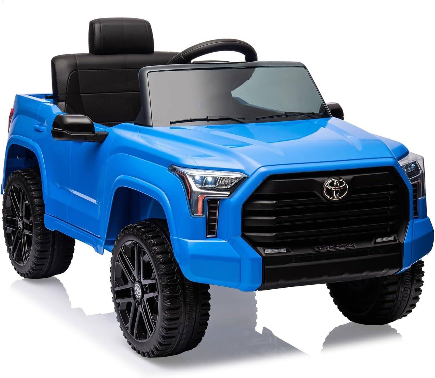 Front. Homhougo - Licensed Toyota Tundra 12V Ride-On Truck，Electric Car with Remote Control, Battery Powered Electric Vehicle, 4-Wheel.