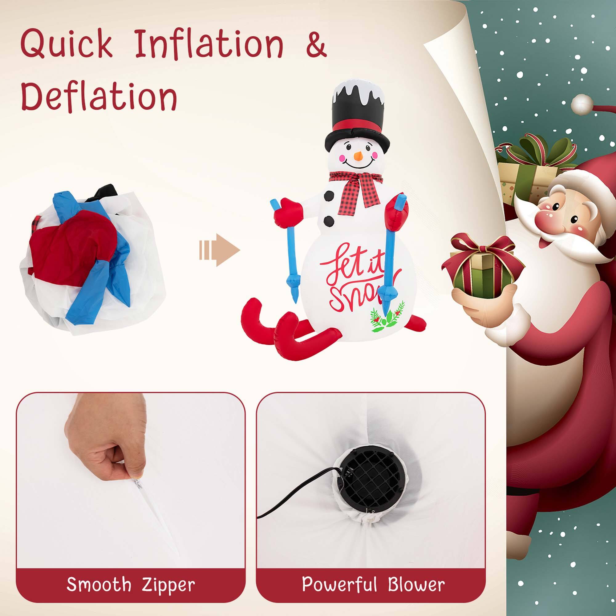 Quick Inflation & Deflation Letat i Sna Smooth Zipper Powerful Blower