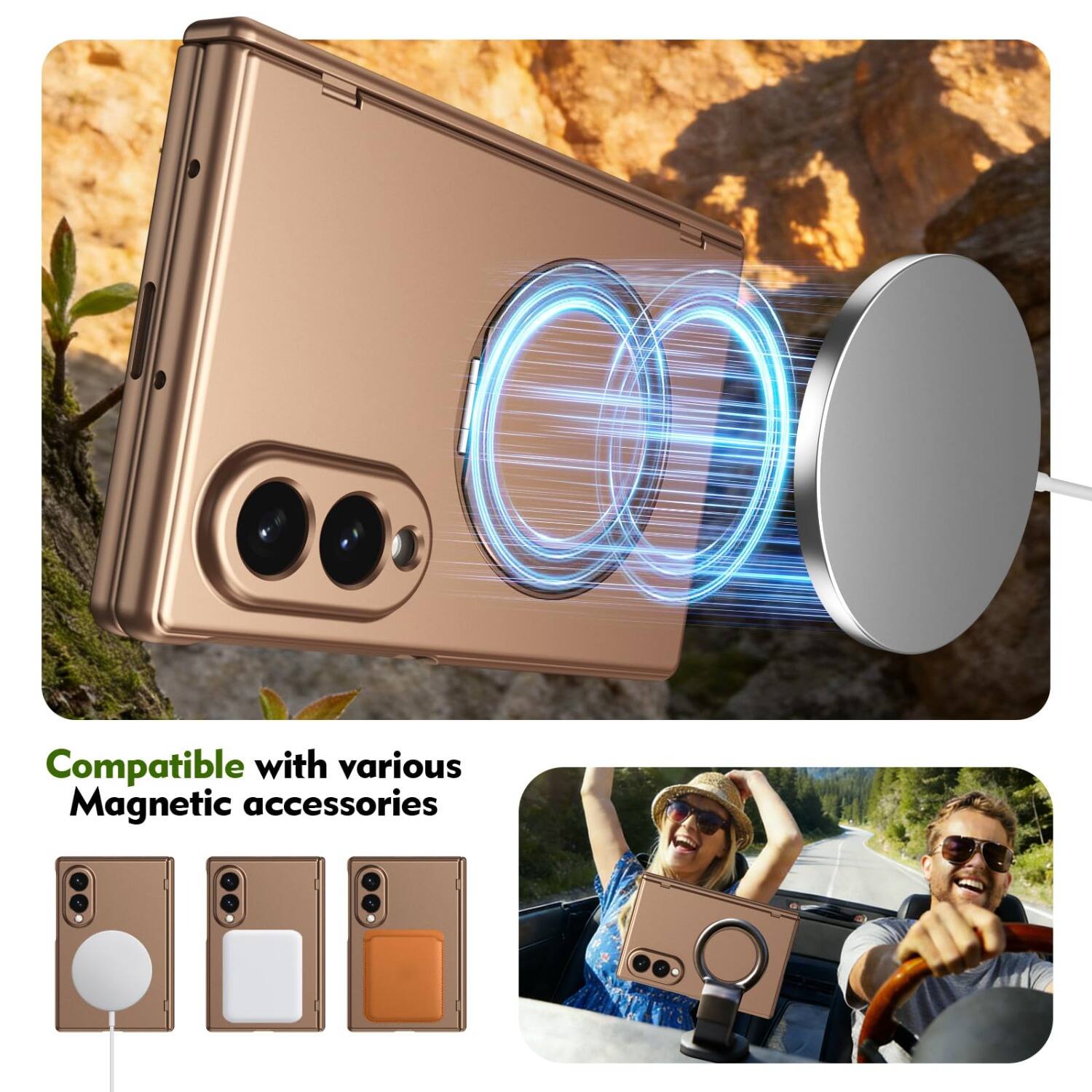 Compatible with various Magnetic accessories
