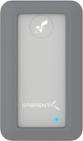 Sabrent - Rocket Nano Rugged 2TB External USB-C Portable SSD with IP67 Water Resistance - Gray - Front_Zoom