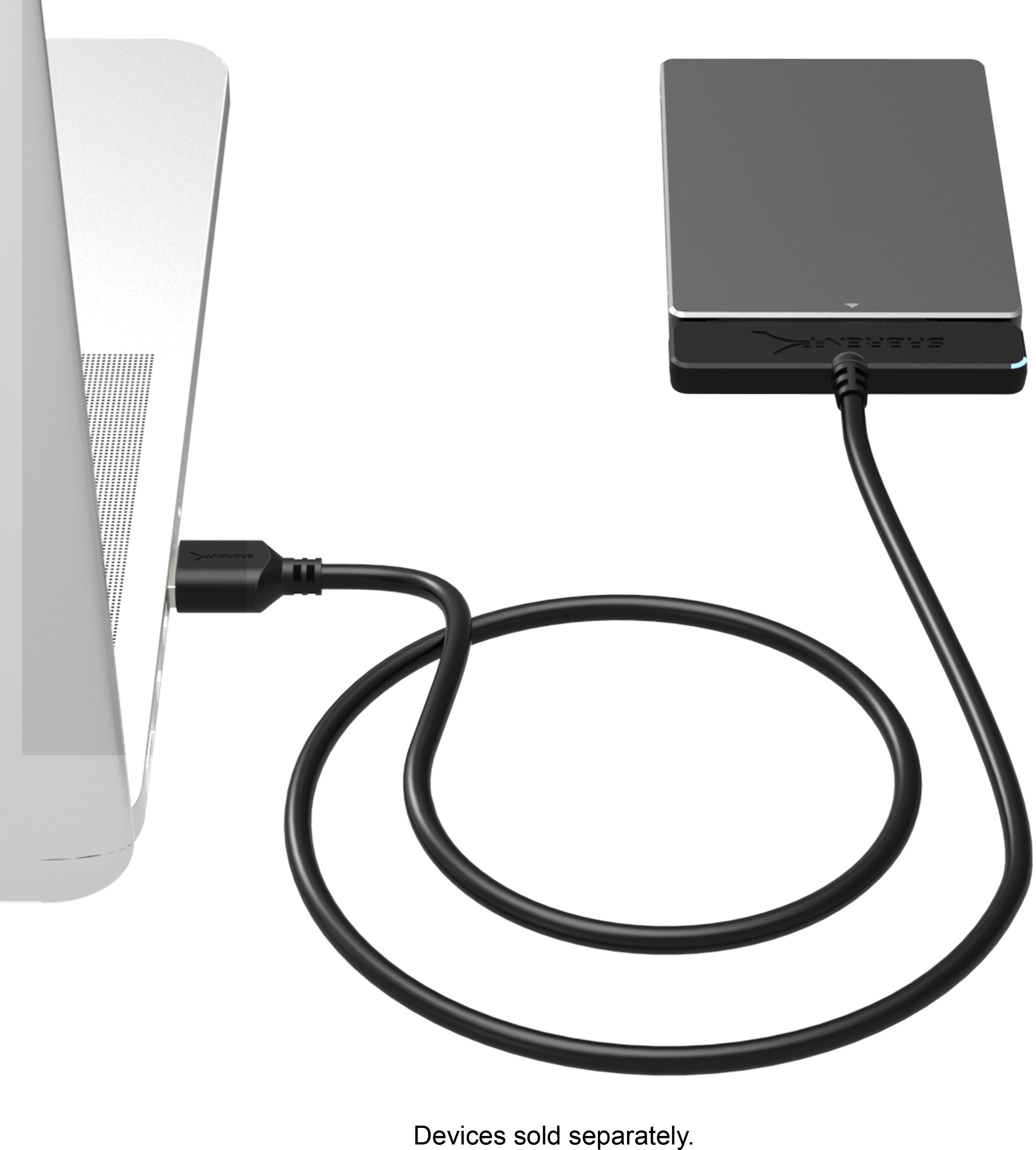 Sabrent SATA to USB Adapter for 2.5” SATA Drives Black EC-SSHD - Best Buy