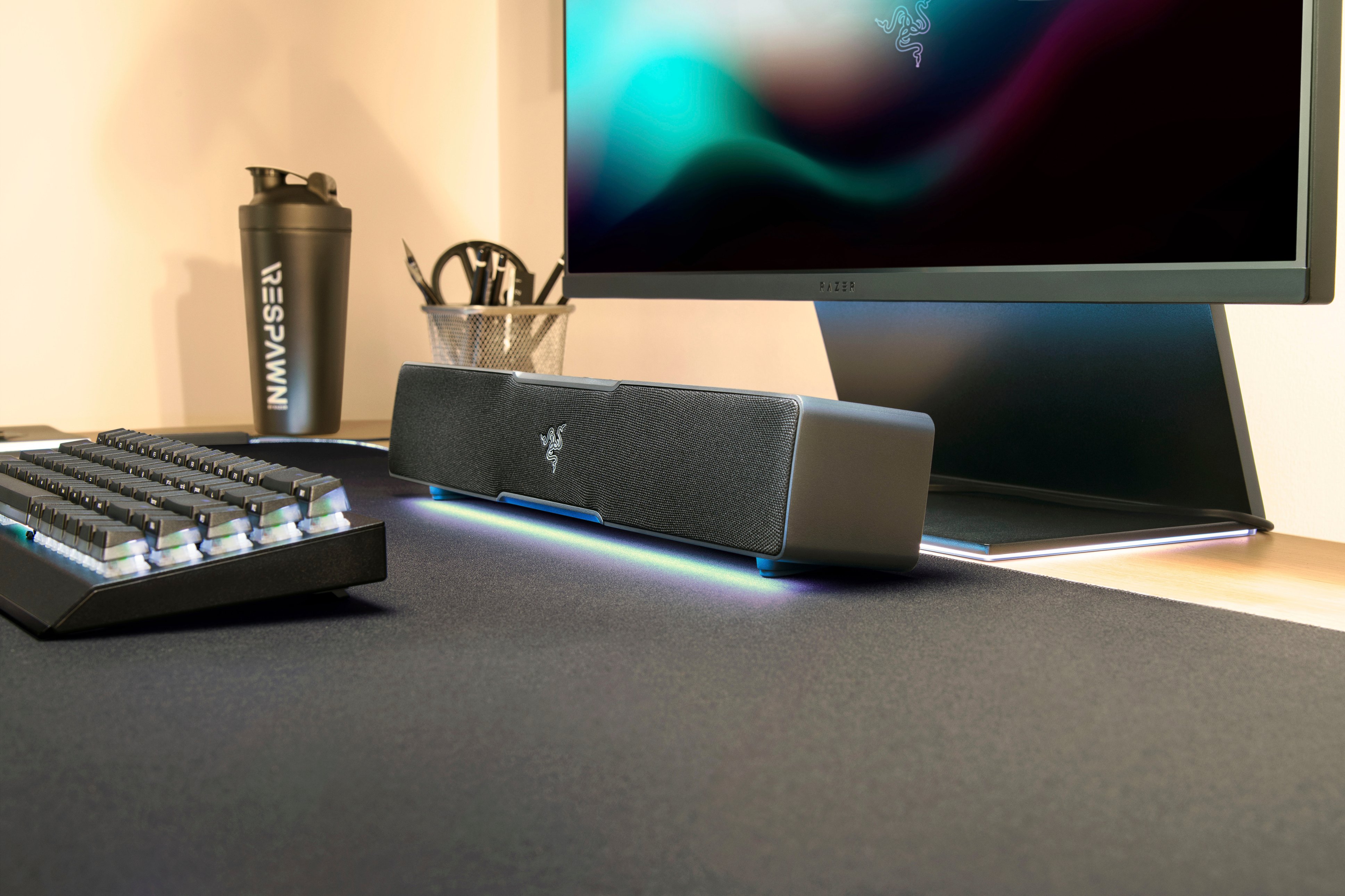 Razer Leviathan V2 X Bluetooth Gaming Speaker with RGB Lighting (1