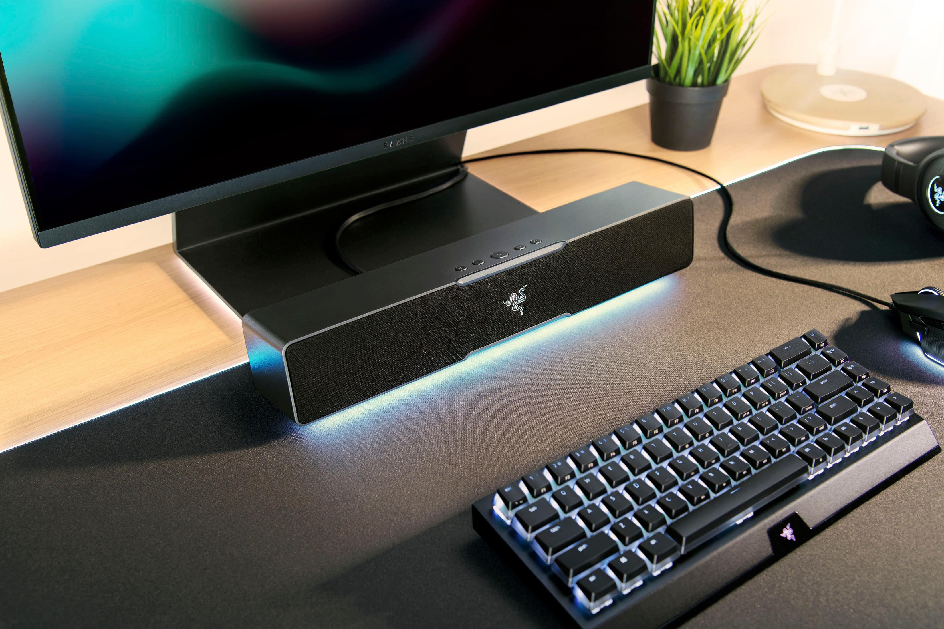 Razer Leviathan V2 X Bluetooth Gaming Speaker with RGB Lighting (1 