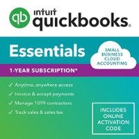 QuickBooks - Online Essentials 2023 (1 Device) (1-Year Subscription) - Windows, Mac OS [Digital] - Front_Zoom