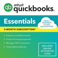 QuickBooks - Online Essentials 2023 (3-Month Subscription) - Windows, Mac OS [Digital] - Front_Zoom