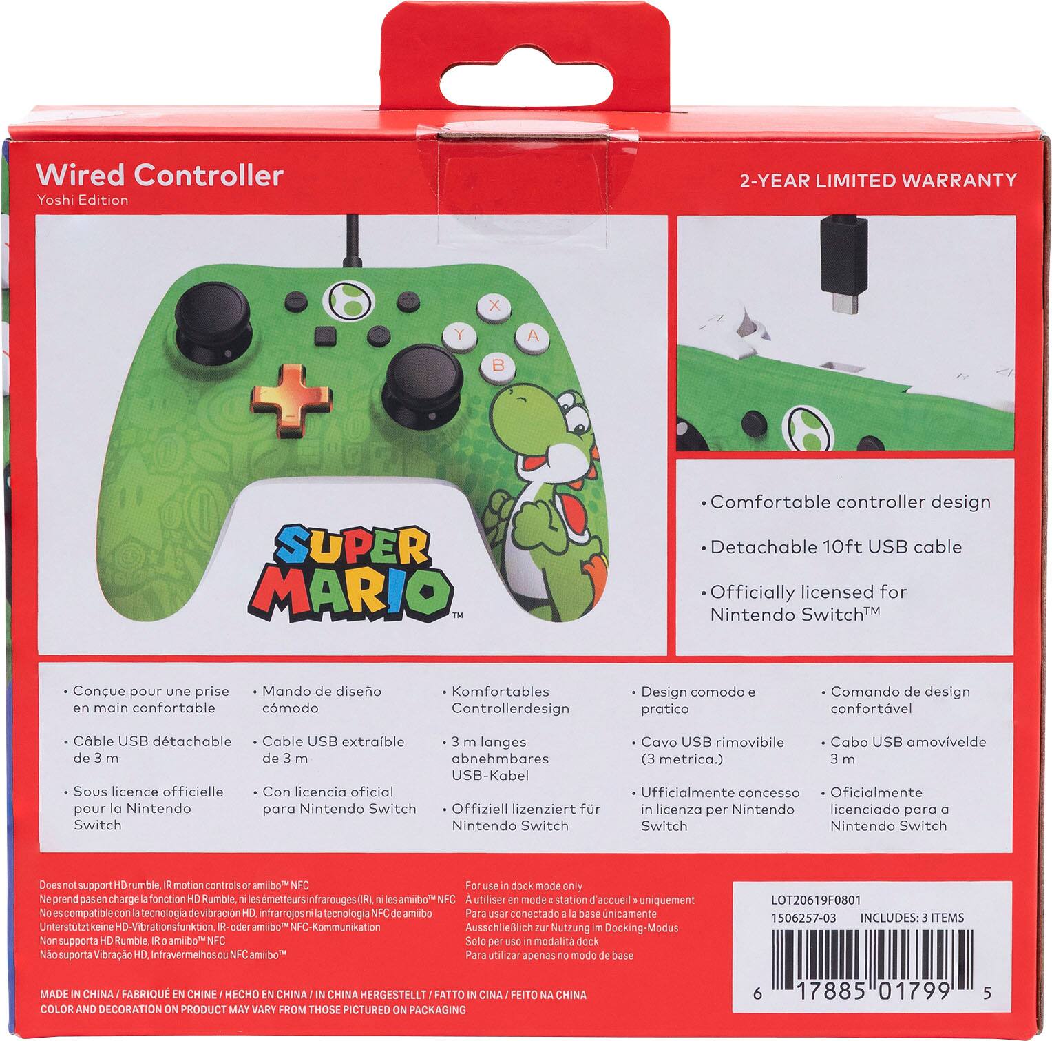 Alt View 19. PowerA - Wired Controller for Nintendo Switch - Yoshi.