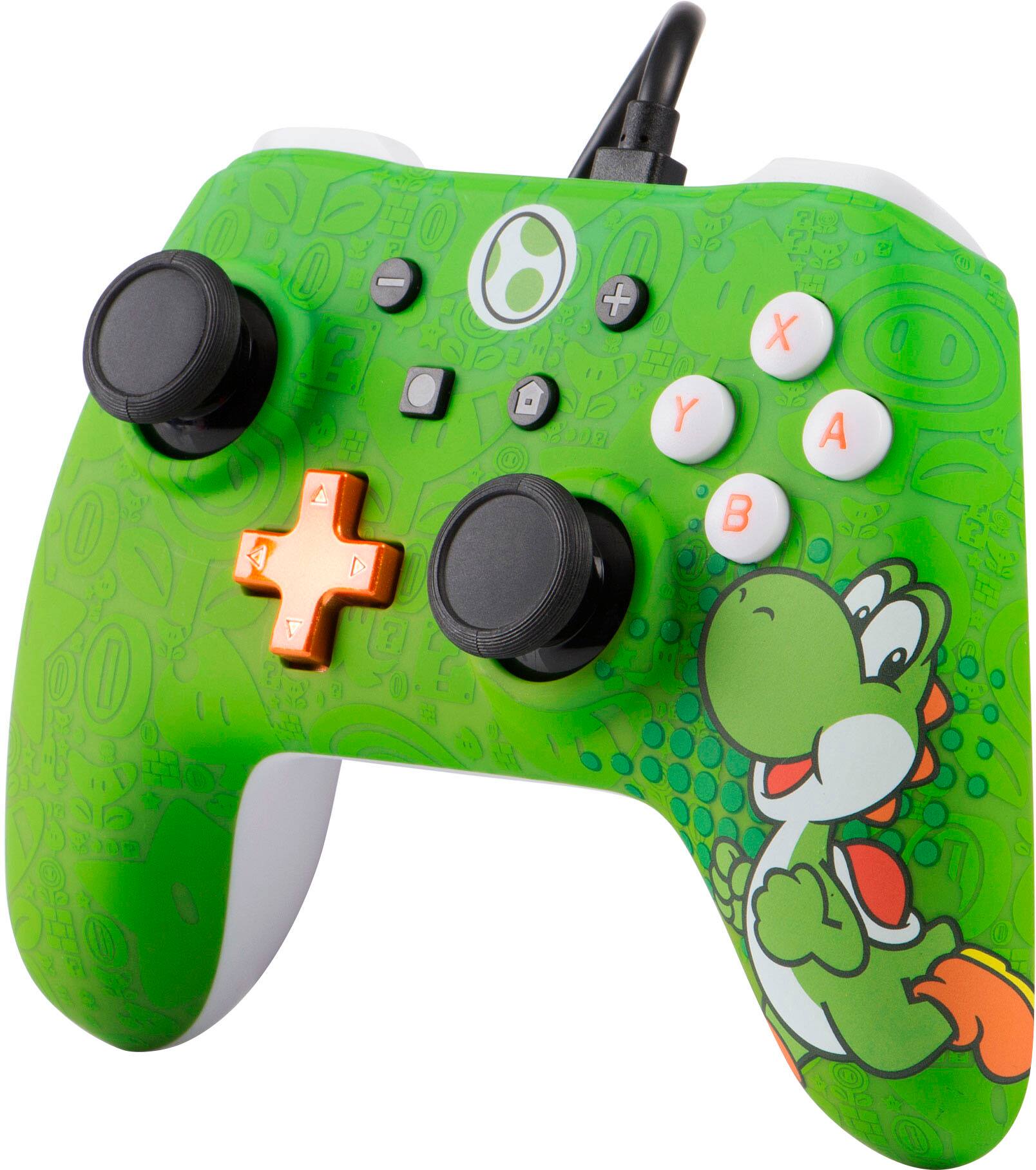 Left. PowerA - Wired Controller for Nintendo Switch - Yoshi.