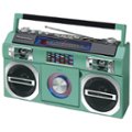 Front. Studebaker - Bluetooth Boombox with FM Radio, CD Player, 10 watts RMS - Teal.