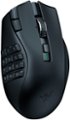 Angle. Razer - Naga V2 HyperSpeed MMO Wireless Optical Gaming Mouse with 19 Programmable Buttons - Black.