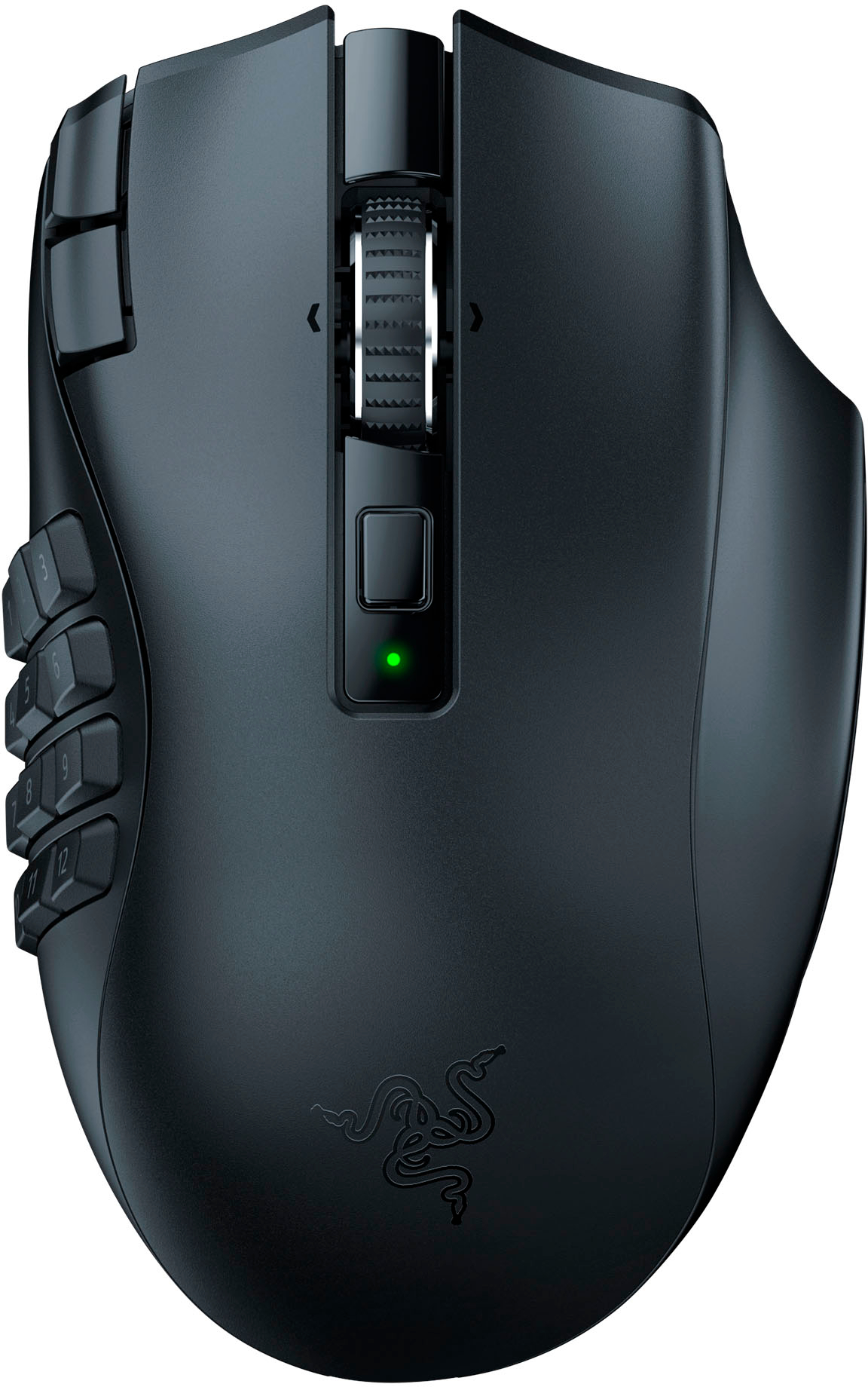 Razer Naga V2 HyperSpeed MMO Wireless Optical Gaming Mouse with 19  Programmable Buttons Black RZ01-03600100-R3U1 - Best Buy