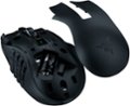 Alt View 11. Razer - Naga V2 HyperSpeed MMO Wireless Optical Gaming Mouse with 19 Programmable Buttons - Black.