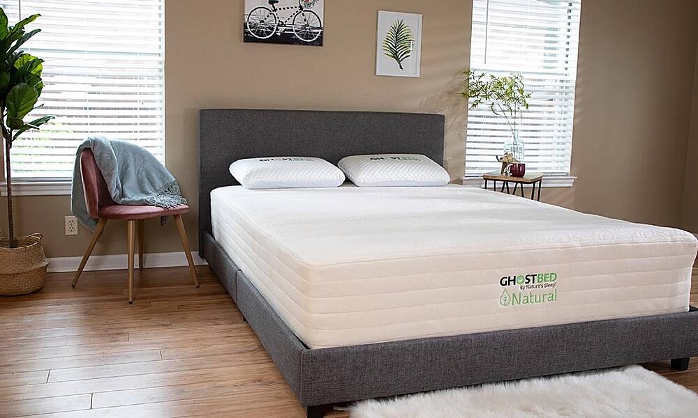 Best Buy: Ghostbed Natural 12" Profile MF Mattress Queen White 13GBNAT50