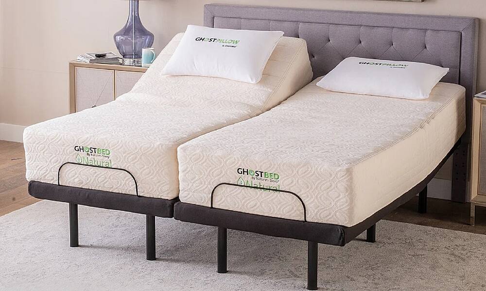 Best Buy: Ghostbed Natural 12" Profile MF Mattress Queen White 13GBNAT50