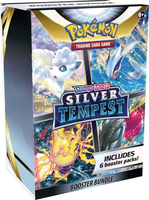Front. Pokémon - Trading Card Game: Silver Tempest Booster Bundle.