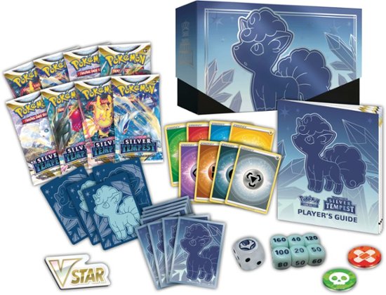 Front. Pokémon - Trading Card Game: Silver Tempest Elite Trainer Box.