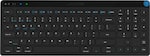 Front. JLab - JBuds Wireless Keyboard - Black.