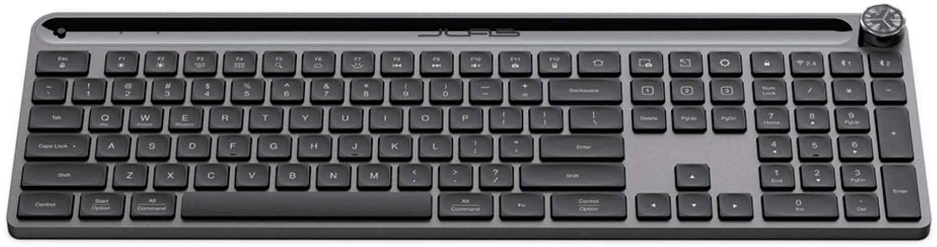 Angle. JLab - Epic Wireless Keyboard - Black.