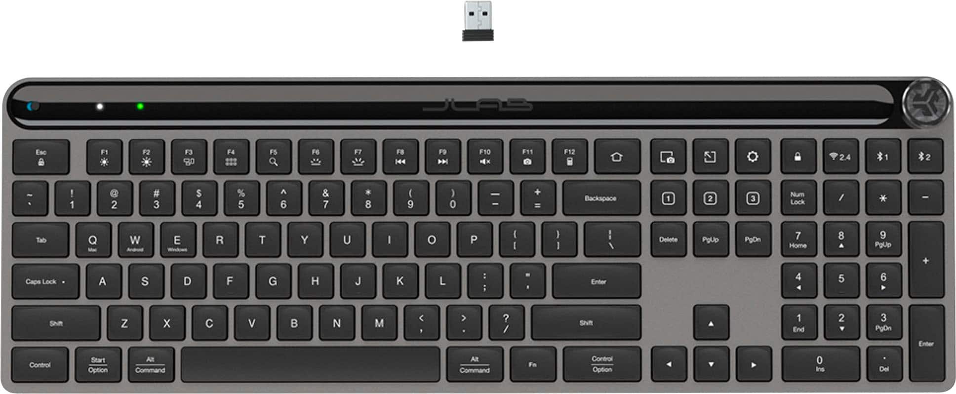 Alt View 11. JLab - Epic Wireless Keyboard - Black.