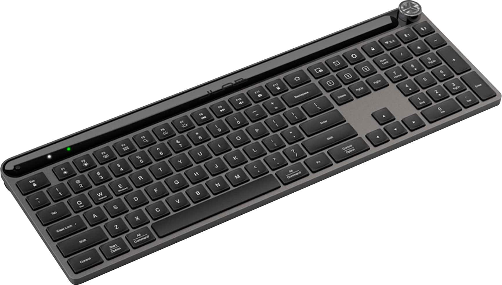 Left. JLab - Epic Wireless Keyboard - Black.