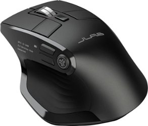 JLab - Epic Full-Size Wireless Bluetooth Optical Mouse - Black - Front_Zoom
