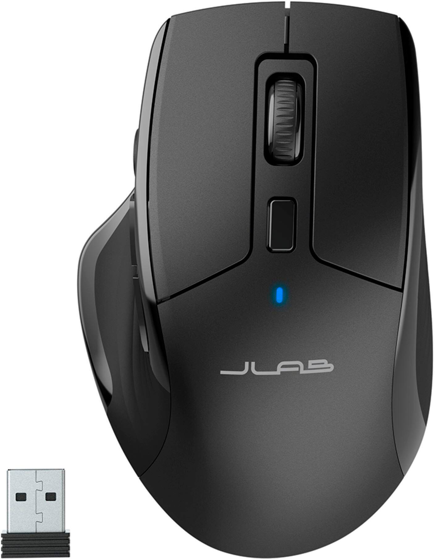Alt View 11. JLab - JBuds Wireless Mouse - Black.