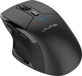 JLab - JBuds Full Size Wireless Bluetooth Optical Mouse - Black - Front_Zoom
