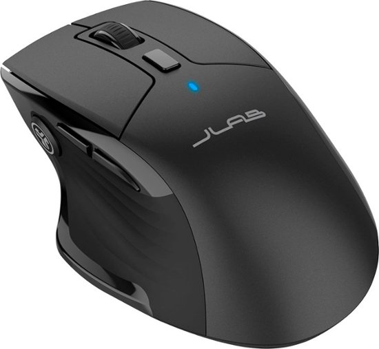 JLab JBuds Full Size Wireless Bluetooth Optical Mouse Black