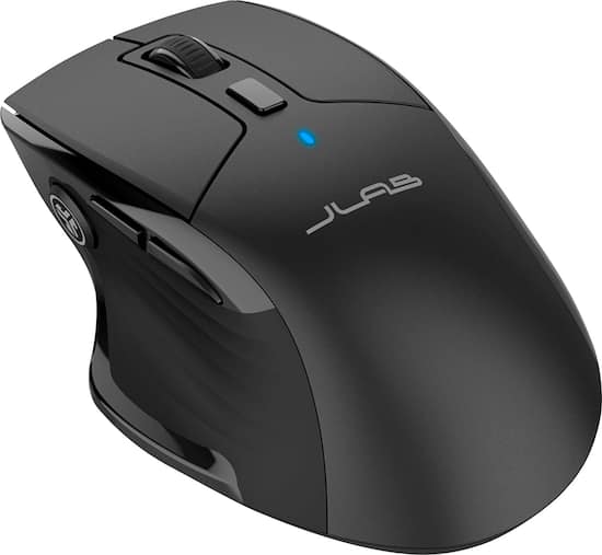 JLab JBuds Full Size Wireless Bluetooth Optical Mouse Black