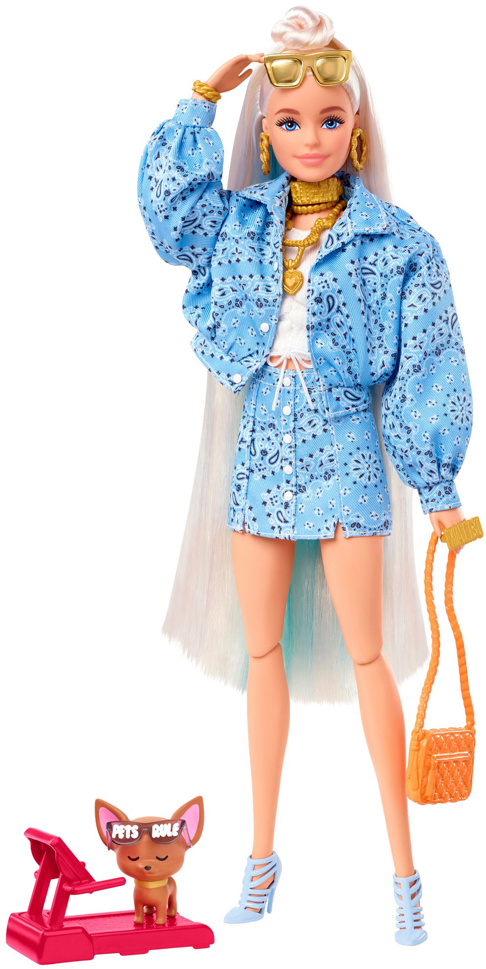 Barbie Signature BarbieStyle Fully Poseable Fashion Doll (12-in Blonde)  with Dress, Top, Pants, 2 Jackets, 2 Pairs of Shoes & Accessories 